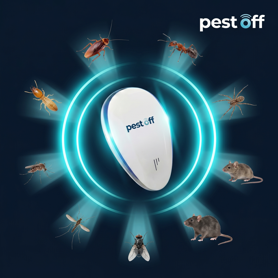 מרחיק עשרות סוגי מזיקים — ג'וקים, עכברים, נמלים ועוד