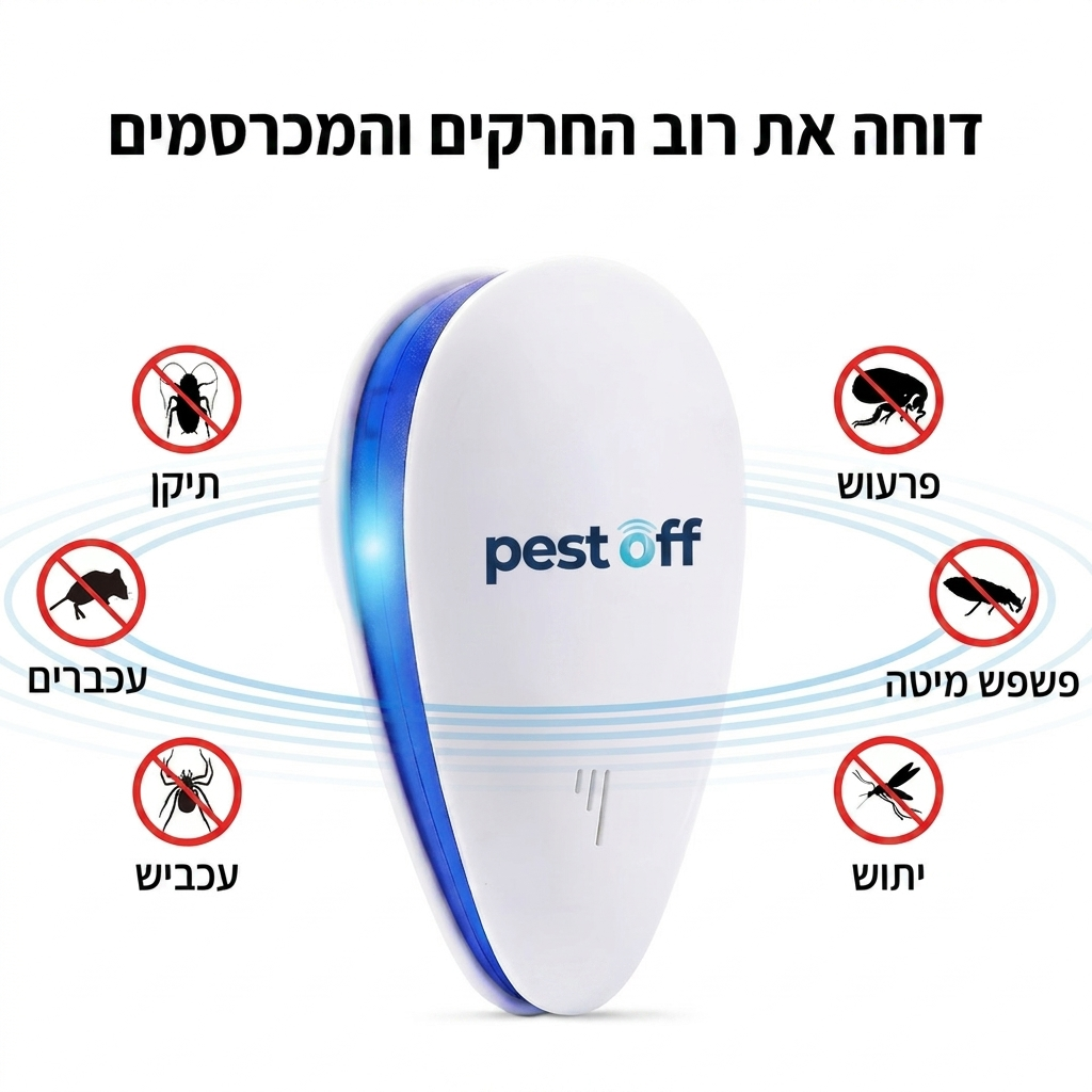 Pest Off - מרחיק מזיקים אולטרסוני