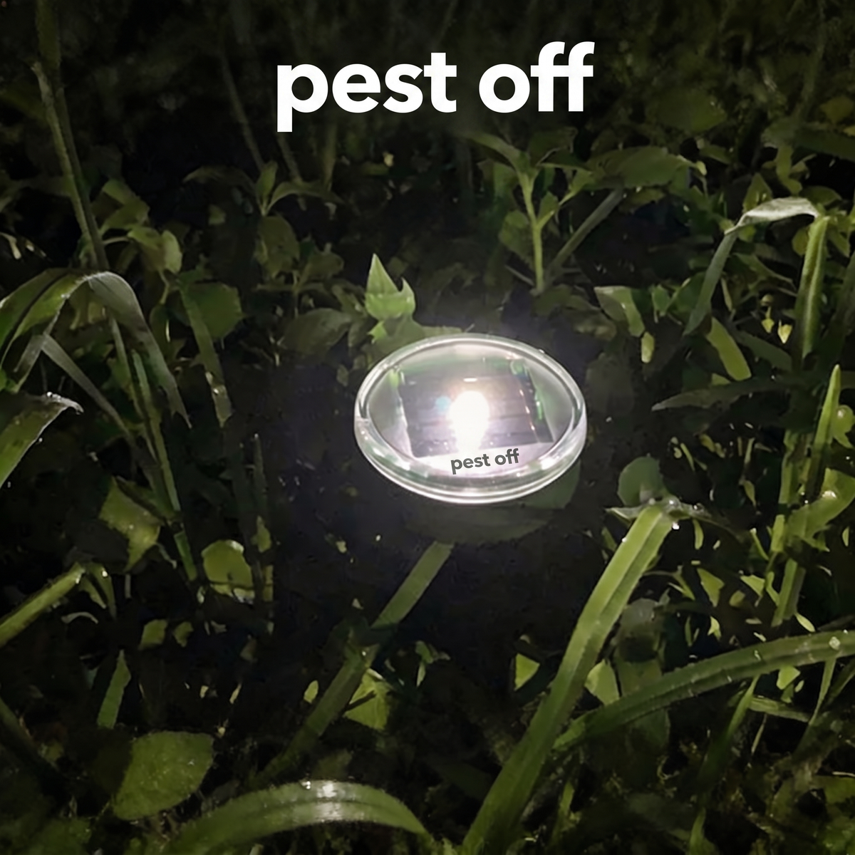 Pest Off חיצוני - מרחיק מזיקים סולארי לגינה